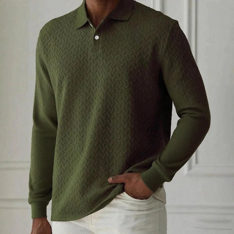 Men’s Long Sleeve Polo Shirt
