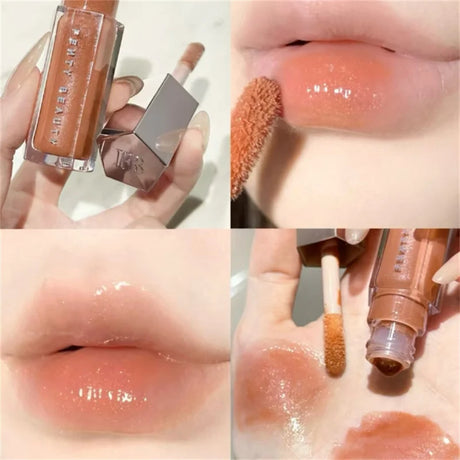 Fenty Beauty Glitter Lip Glaze – Moisturizing Shine & Plumping Liquid Lipstick