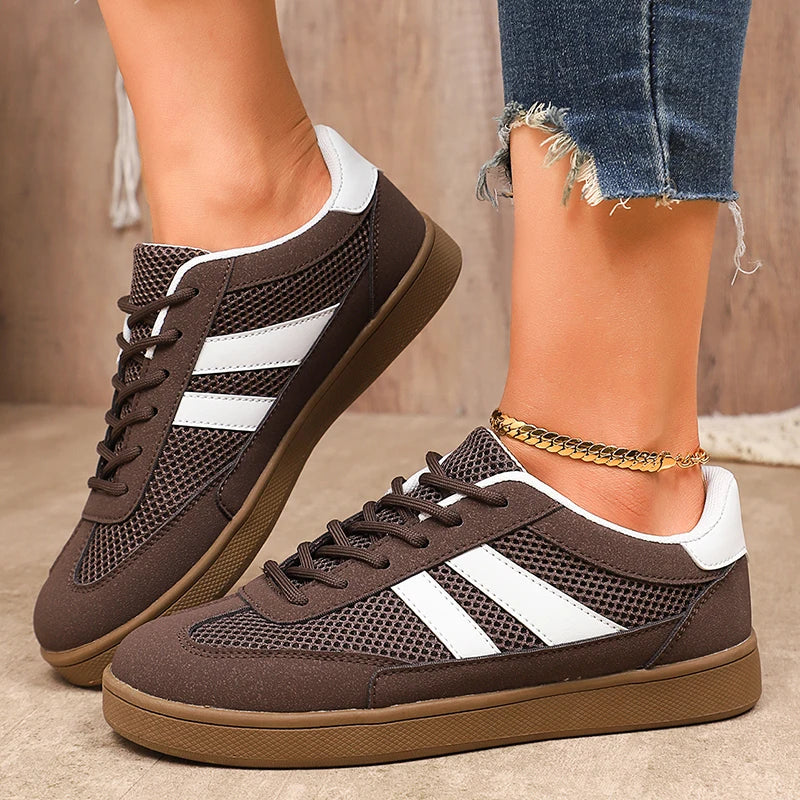 2025 Women’s Breathable Lace-Up Sneakers