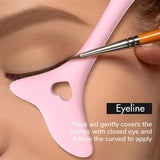 Multi-functional Eyeliner Stencil Wing Tips Silicone Eyeliner