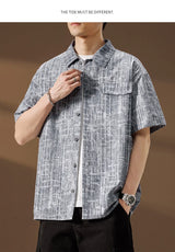 Men’s Oversized Plaid Shirt