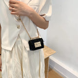 PU Mini Handbag for Women | Chain Shoulder Bag, Cute Small Tote & Coin Pouch