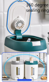 XIAOGUI 5KG/10KG Rice Dispenser – Airtight Kitchen Storage Container for Rice, Cereal & Dry Foods