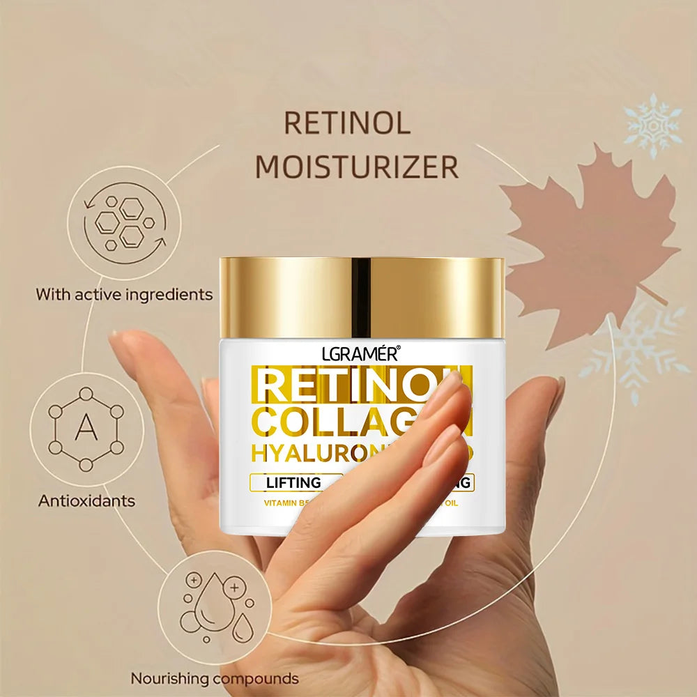 Retinol Face Cream – Anti-Aging Moisturizer & Wrinkle Remover for Women & Men