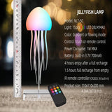 Wireless Jellyfish Rechargeable LED Desk Lamp – Multi-Color Mood Light for Bedroom & Office