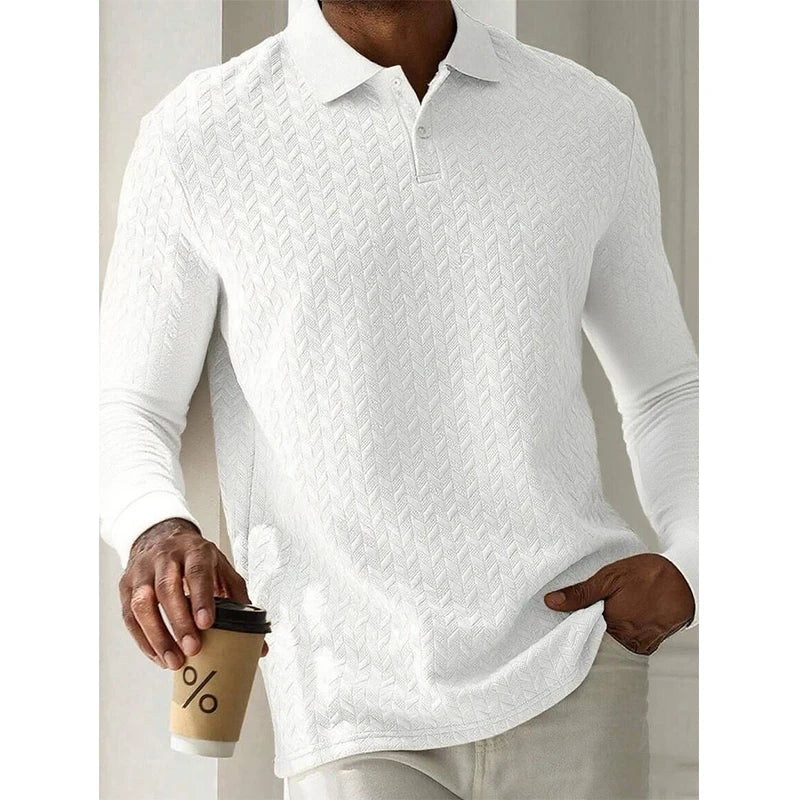 Men’s Long Sleeve Polo Shirt