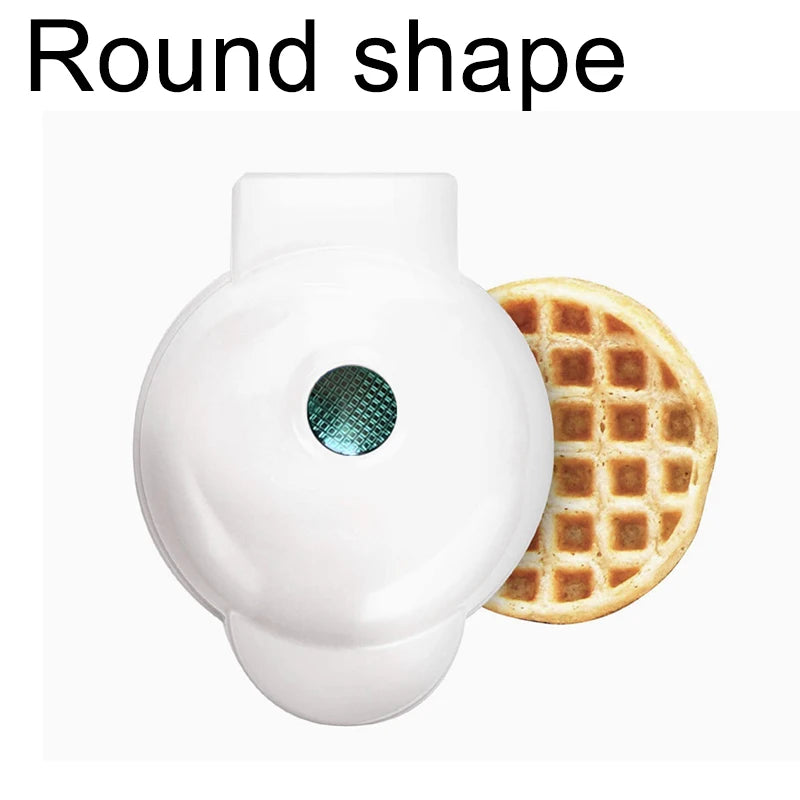Electric Mini Color Waffle Maker Machine – Compact Breakfast & Dessert Maker for Kid