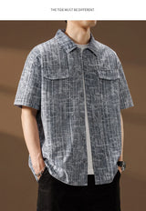 Men’s Oversized Plaid Shirt
