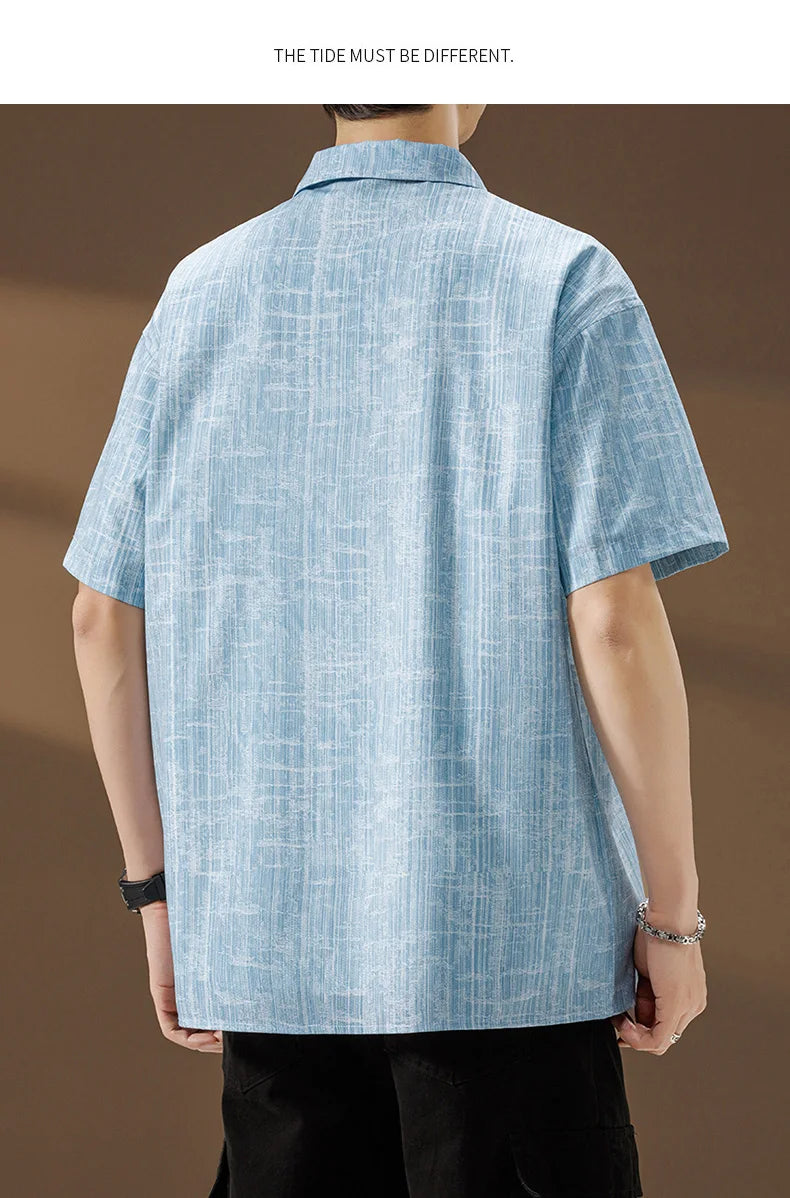 Men’s Oversized Plaid Shirt