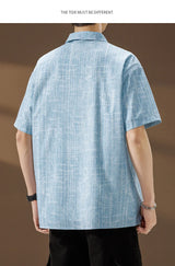 Men’s Oversized Plaid Shirt