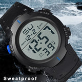 Men’s Electronic Sports Watch – Waterproof Luminous Multifunction Digital Wristwatch | Outdoor Fitness Large Screen Watch