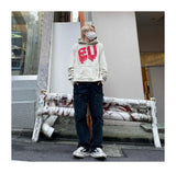 painted streetwear hoodie