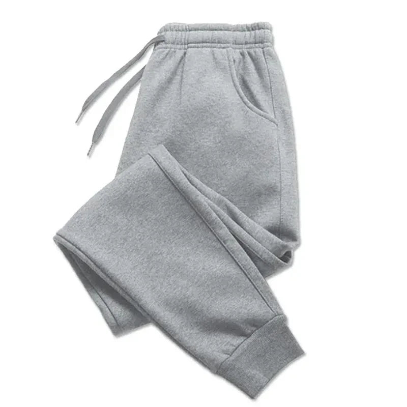 Men’s Fleece Sweatpants – Winter Warm Joggers for Running and Gym