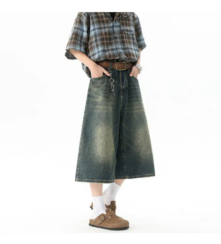 Men’s  Trendy High-Waisted Wide