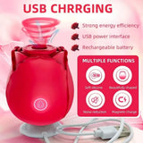 Rose Clitoral Suction & Vibrator Sex Toy