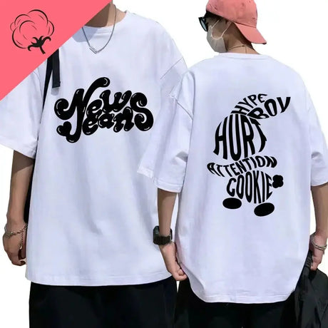 Y2K Oversized Men’s Cotton T-Shirt