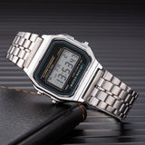 2025 Digital Sports Watches – Waterproof LED Wristwatch for Men & Women | Gold Casual Electronic Watch Relógio Homme Femme