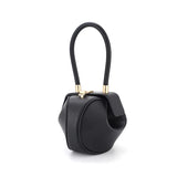 Stylish Round Ball PU Leather Mini Shoulder Handbag