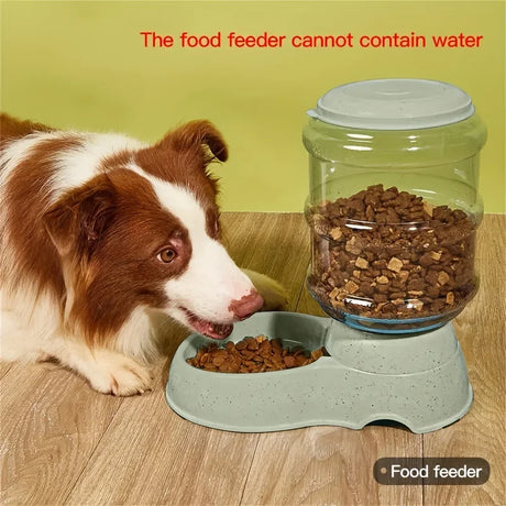 Distributeur automatique de nourriture et d'eau pour animaux – Station d'alimentation grande capacité pour chiens et chats