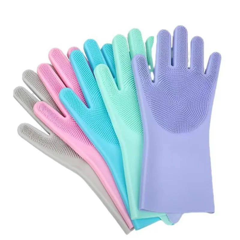 Pet Hair Removal Grooming Glove – Cat & Dog Cleaning, Bathing & Deshedding Scrubber