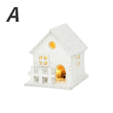 Christmas LED Snowflake House Decoration – Light-Up Mini Christmas Home Ornament | Festive Holiday Decor for Tables & Shelves