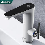 Briwellna Electric Water Heater Faucet 220V – Instant Tankless Kitchen Heating Tap