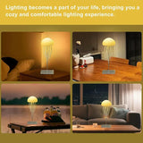 Wireless Jellyfish Rechargeable LED Desk Lamp – Multi-Color Mood Light for Bedroom & Office