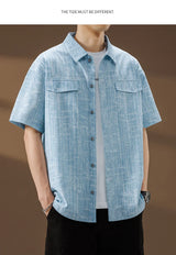 Men’s Oversized Plaid Shirt