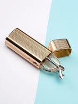 Crystal Glass Reading Glasses – Portable Folding HD Readers for Men & Women