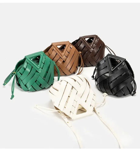 Trendy Vegan Leather Woven Tote Bag for Women – Top Handle Purse, Fashion Crossbody Shoulder Handbag, Stylish Tote Purse 2025