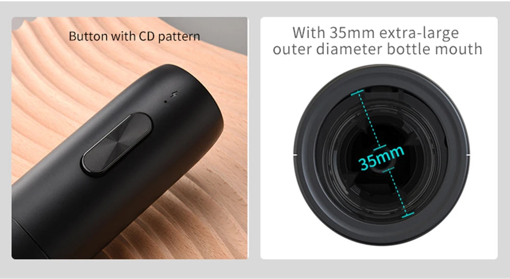 Electric Wine Bottle Opener Automatic Rechargeable Corkscrew with Charging Base – Kitchen Wine Accessories