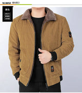 Men’s 2025 Winter Velvet-Thickened Corduroy Jacket
