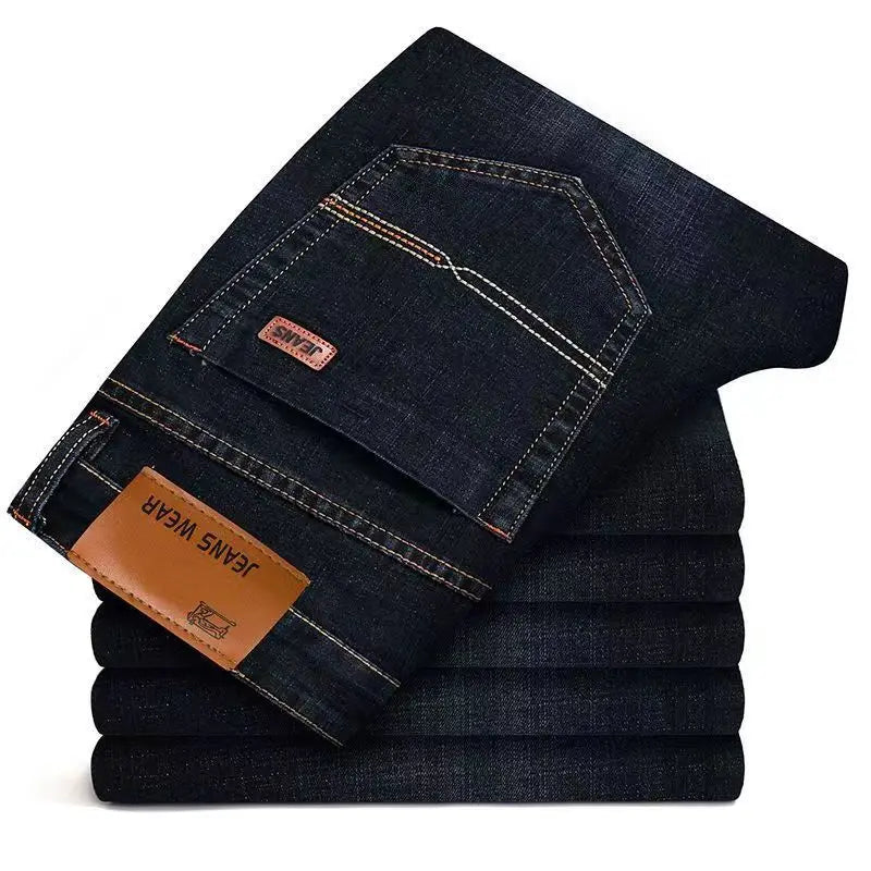 New Business Men's Casual Straight Fit Jeans