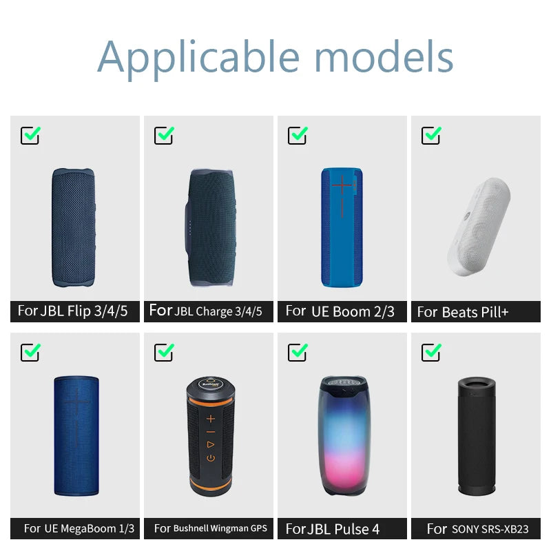 Adjustable Bike Speaker Holder Mount for JBL Flip 6 & Charge 5