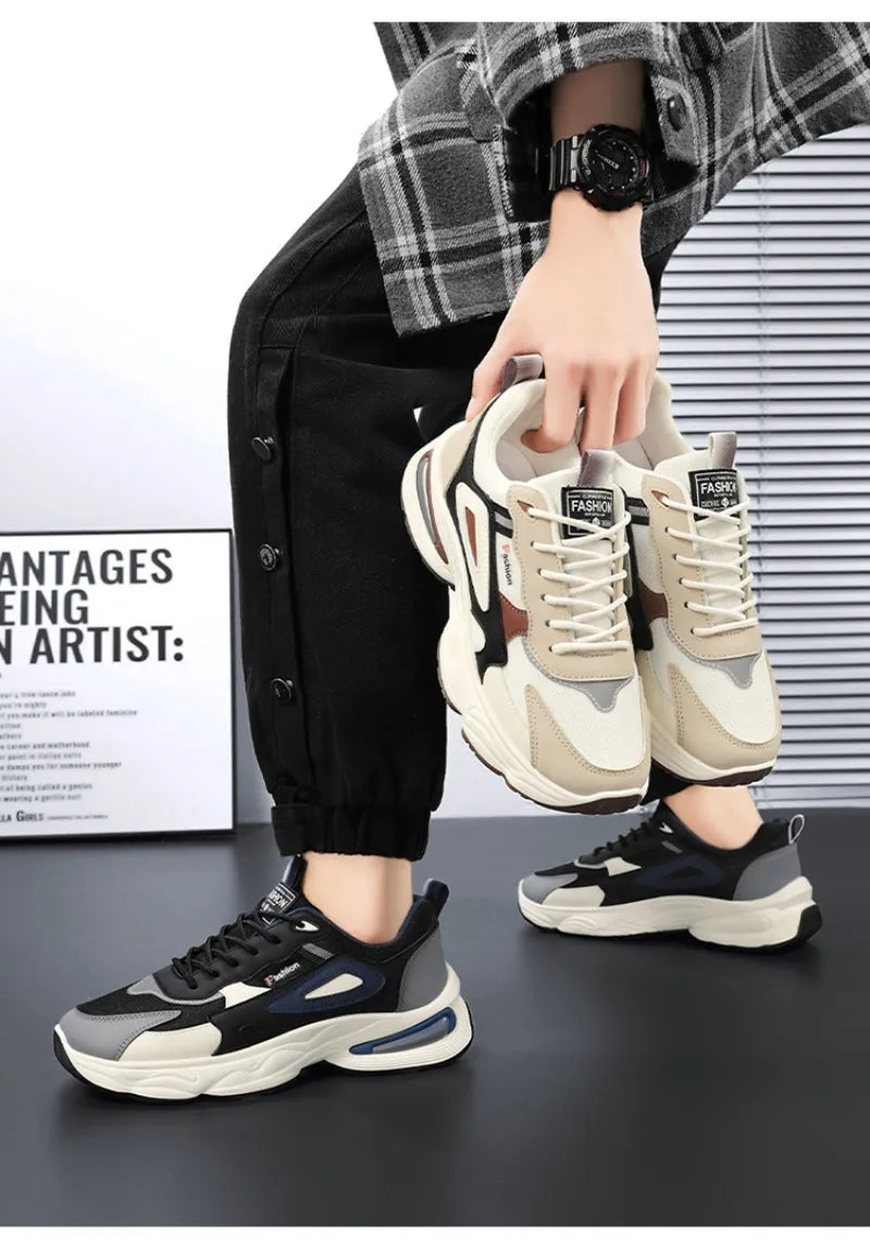 2025 Men’s Trendy Outdoor Wear-Resistant Sneakers