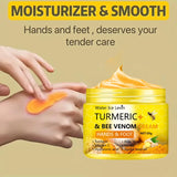 Turmeric Bee Venom Foot Cream – Anti-Drying, Crack Heel Repair & Deep Moisturizing