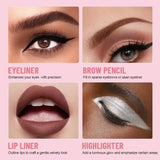 4-in-1 Silky Eye Shadow Eyeliner Pen – Waterproof, Sweat-Resistant Long-Lasting Eye Makeup | Easy-Apply Eye Cosmetics