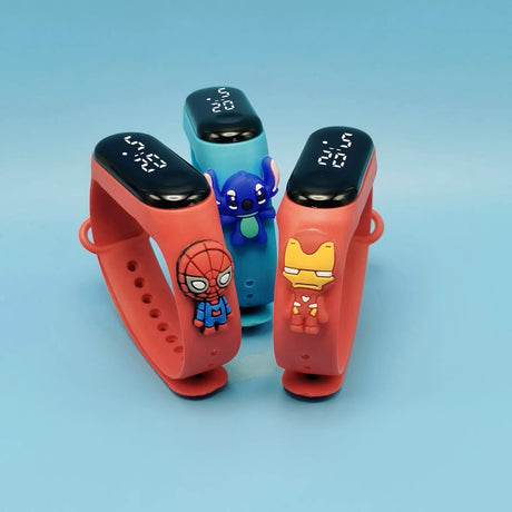 Marvel Children’s Watch – Cartoon Digital LED Waterproof Kids Watch | Fashion Electronic Wristwatch Holiday Gift for Boys & Girls