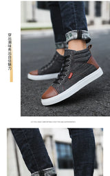 Men’s High Top Luxury Casual Sneakers
