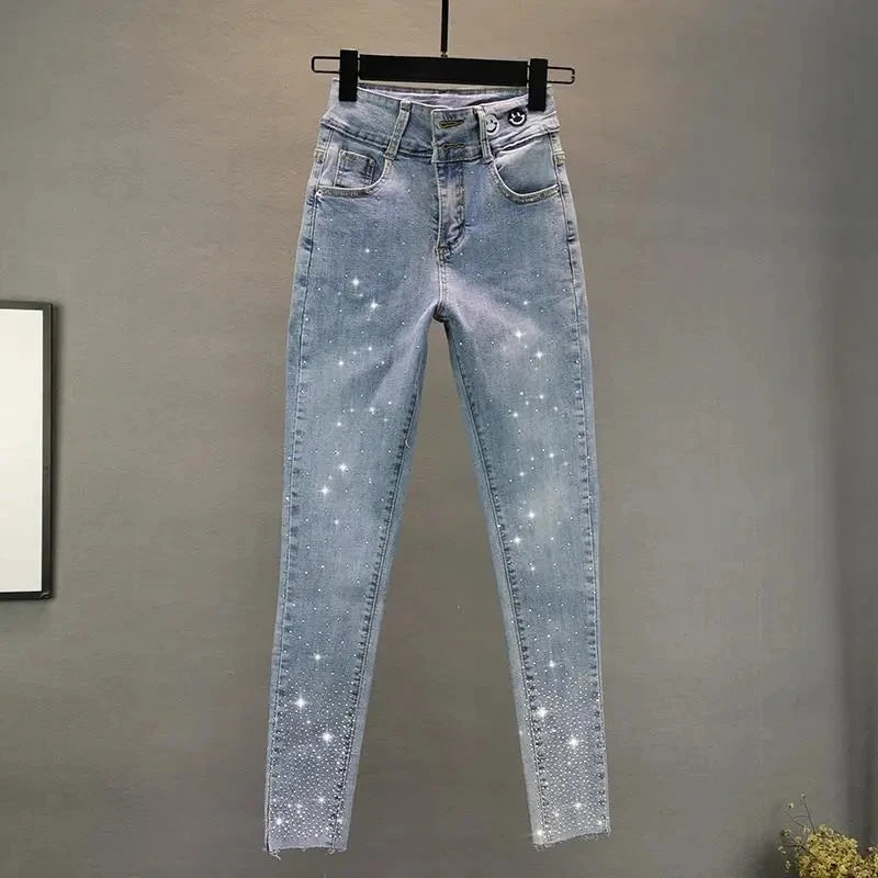 Women’s 2025 Elastic Casual Denim Jeans