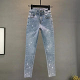 Women’s 2025 Elastic Casual Denim Jeans