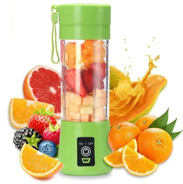 Mini Electric Juicer USB Rechargeable | Portable Smoothie & Milkshake Maker for Fresh Fruit, Orange & Lemon
