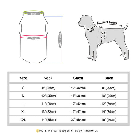 Winter Warm Fleece Dog Jacket Vest
