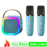 Dual Wireless Portable Karaoke Machine with Microphones for Adults & Kids