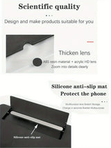 HD Mobile Phone Screen Magnifier – 12/10 inch Video Amplifier