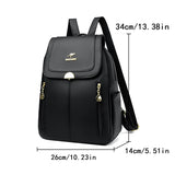 Soft Leather Women’s Backpack – Spacious & Stylish