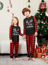 Christmas Family Pajamas – Matching Plaid Soft 2-Piece Set for Adults & Kids