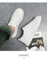 Men’s Casual Lightweight PU Leather Sneakers