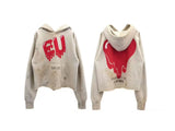 painted streetwear hoodie
