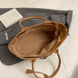 Large Capacity Women’s Denim Retro Tote